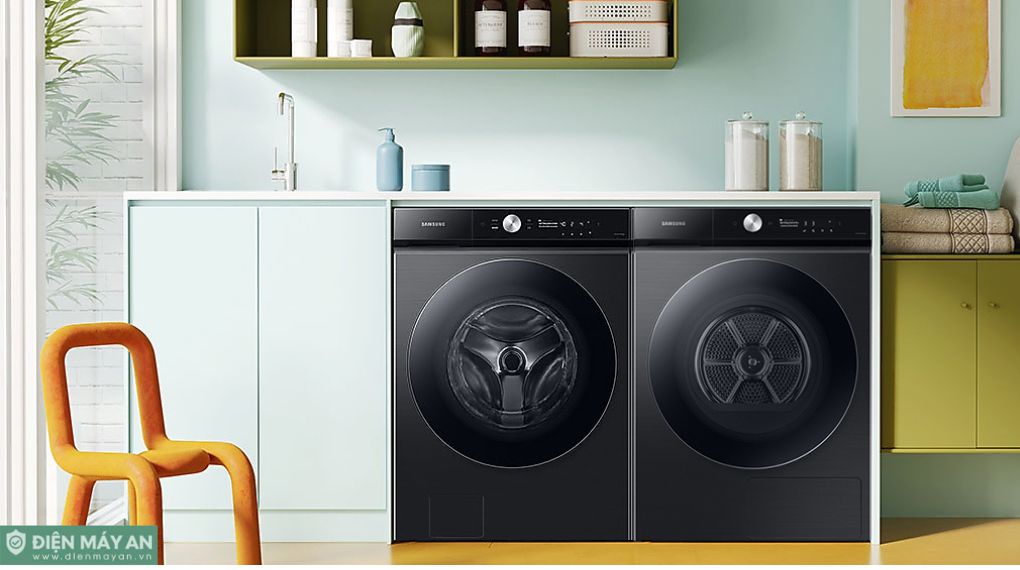 Máy Sấy Bơm Nhiệt Samsung Bespoke AI 17 Kg DV17B9750CV/SV